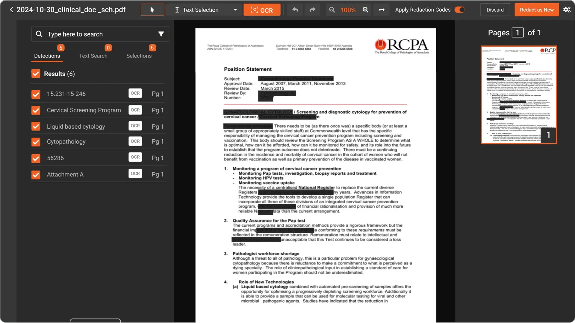 Card 3 Attachment redaction