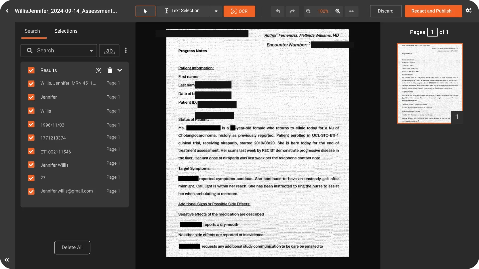 Document Redaction 1