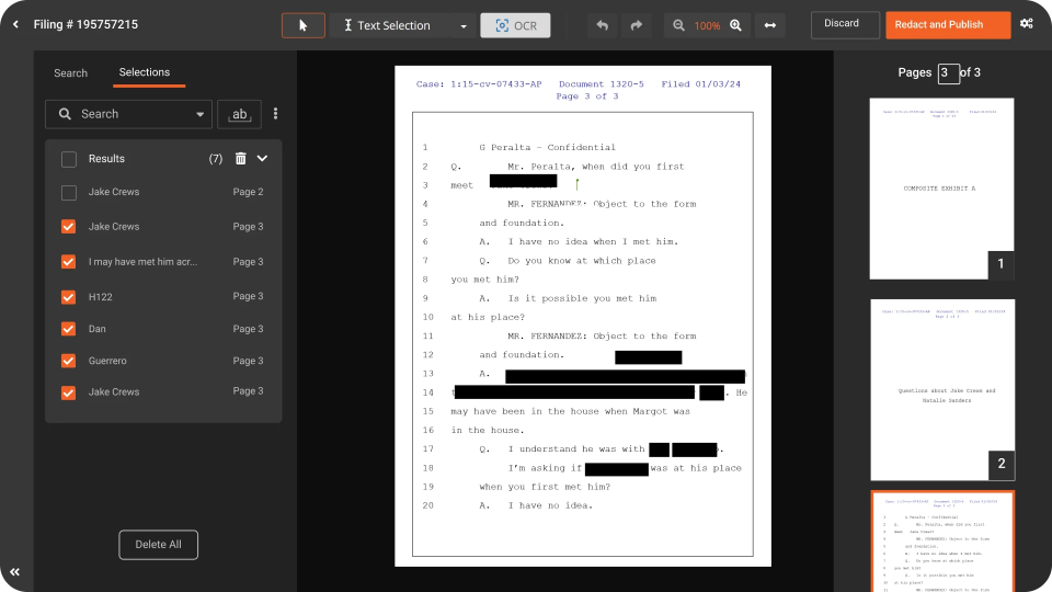 Document Redaction 2-1