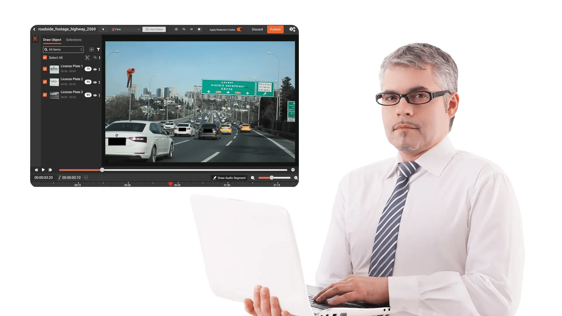 License Plate Redaction with AI-Powered Redaction Software
