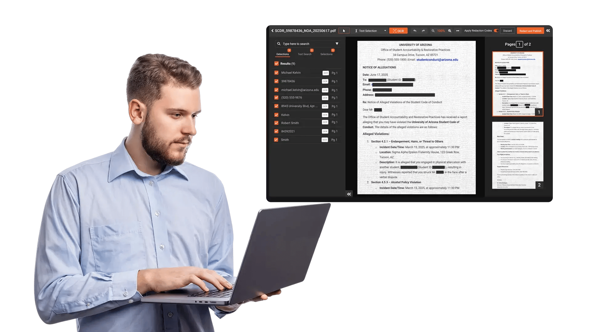 Medical and Clinical Document Redaction with AI Redaction Software