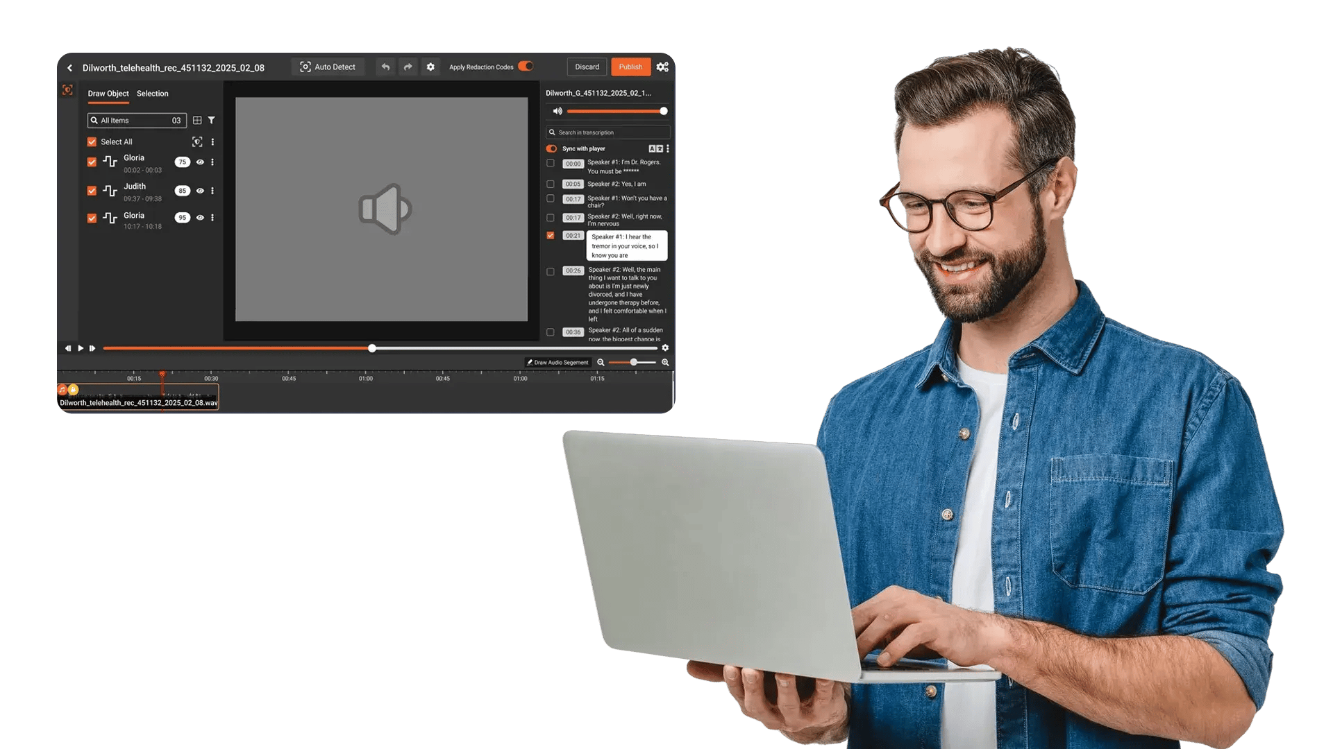 Redact PHI for HIPAA Compliance Across Documents, Video, and Audio