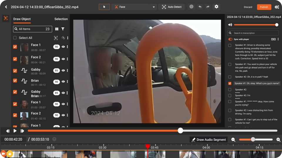 Video Redaction 1-1