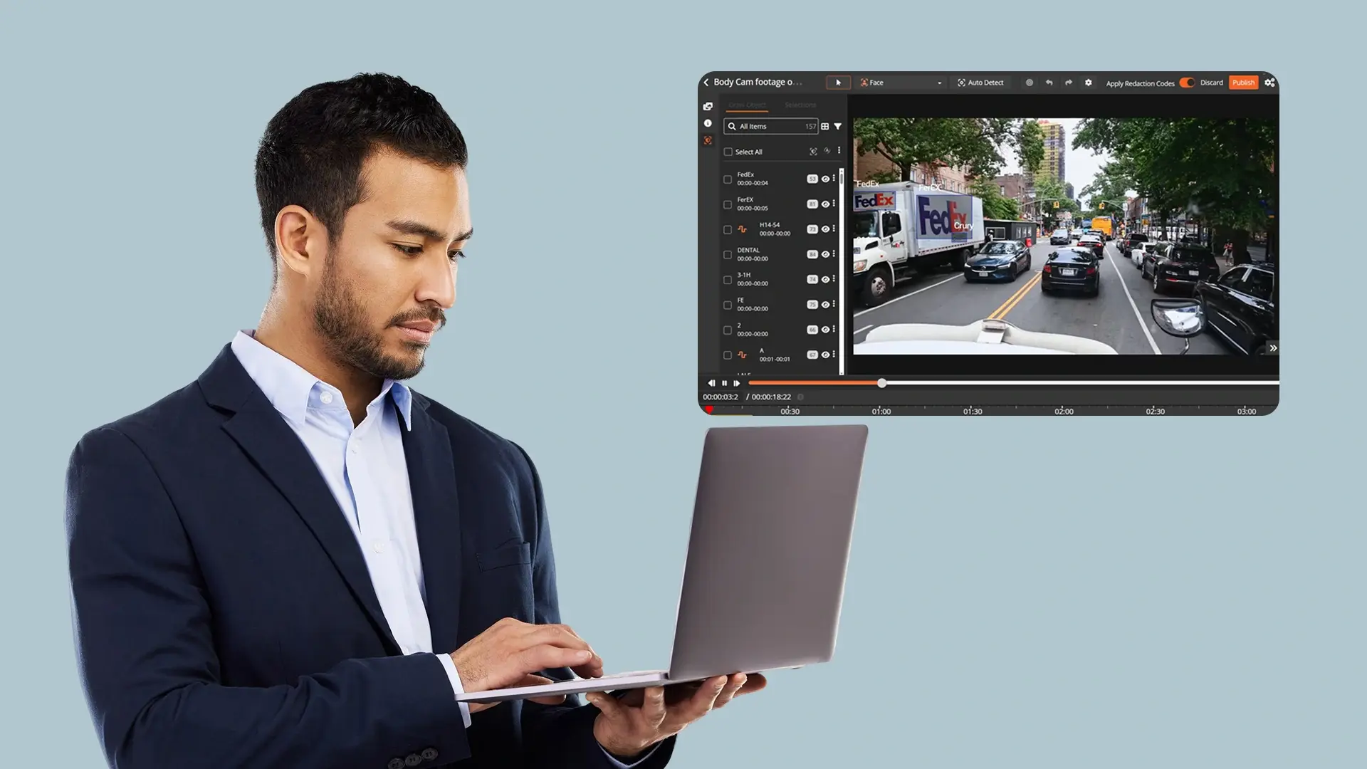 a lawyer redacting legal documents
