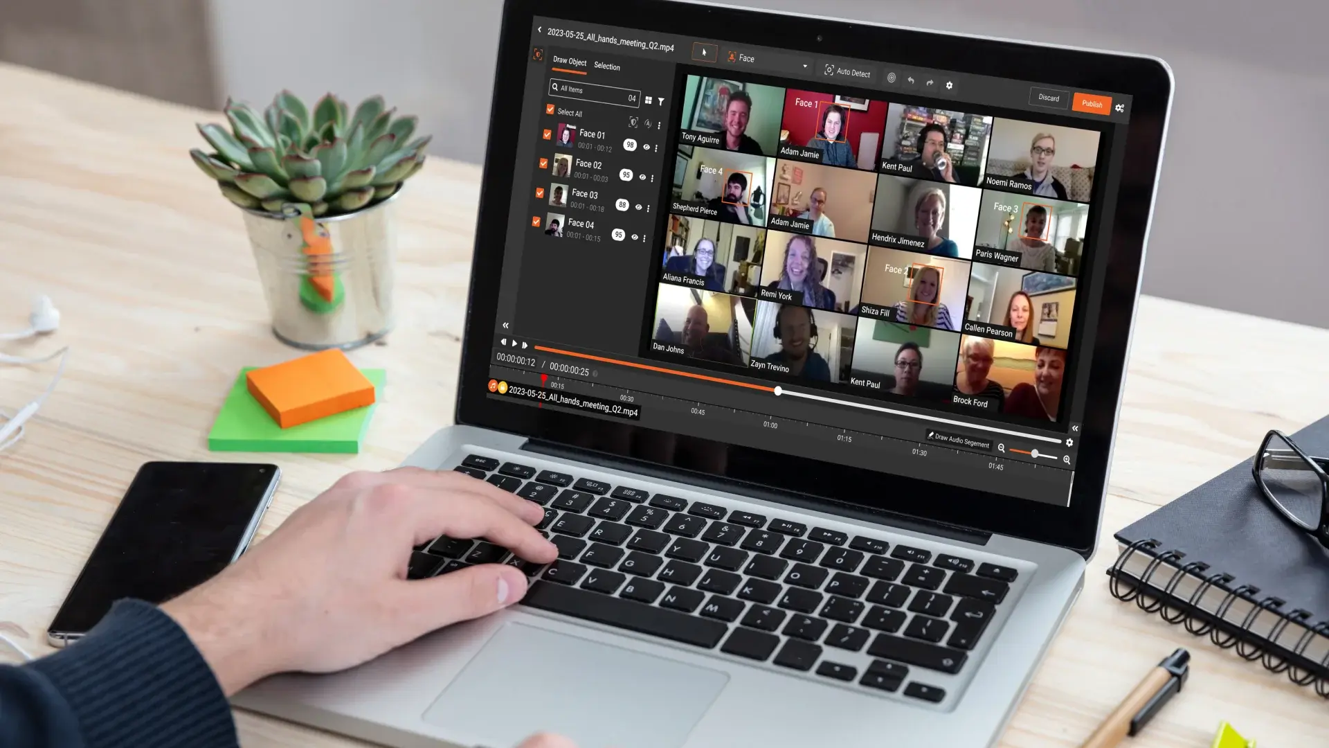 VIDIZMO Redactor cloud video redaction tool for remote teams